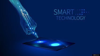 科技機(jī)械 科技機(jī)械手 機(jī)械手臂 科技 藍(lán)色 海報(bào) 智能科技廣告海報(bào)平面設(shè)計(jì)