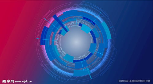 科技背景元素設(shè)計(jì)圖